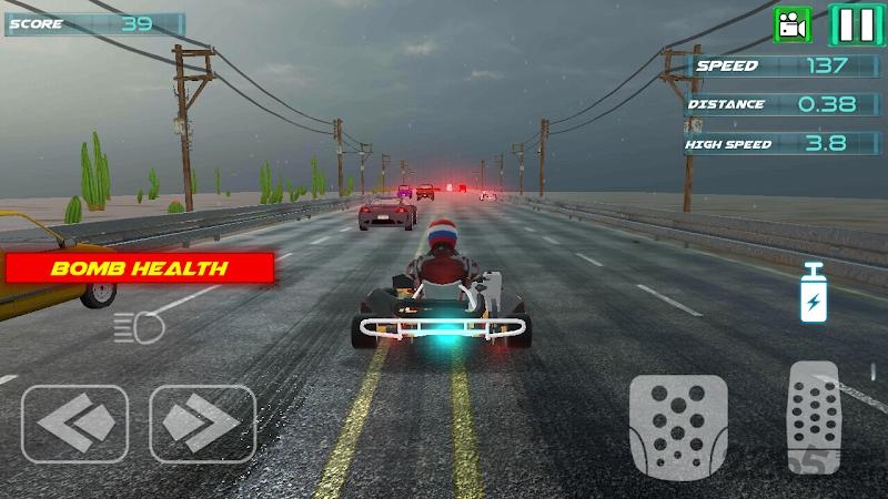 卡丁车交通赛车游戏(Go-Kart Highway Racing) v1.0 安卓版